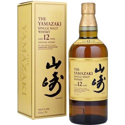 山崎12年單一麥芽威士忌日版黃色盒裝700ml Yamazaki 12 Years Old