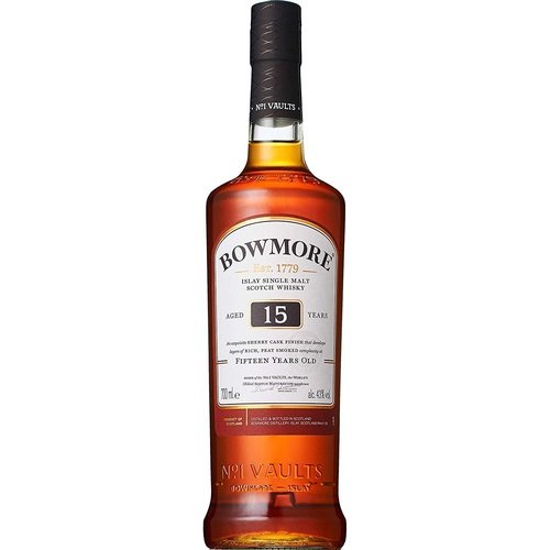 Bowmore 15 Years Single Malt Whisky 波摩15年 700ml