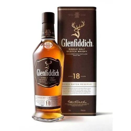 Glenfiddich 18 Year Old Single Malt Scotch Whisky 盒裝 700ml 格蘭菲迪18年