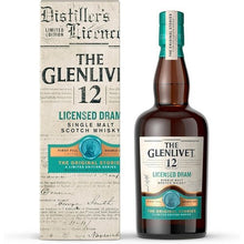 Load image into gallery viewer Glenlivet 12 Year Old Licensed Dram Limited Edition Single Malt Whisky 700ml 格蘭利威12年 黑市聖水二代限量版 盒裝