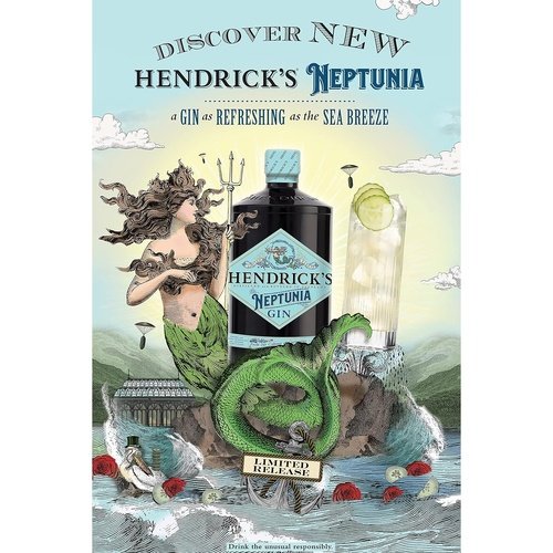 Hendrick's Neptunia Gin 700ml 亨利爵士海神琴酒