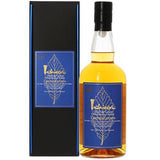 Ichiro's Malt and Grain World Blended Whiskey Limited Edition Box 700ml Chichibu Blue Leaf