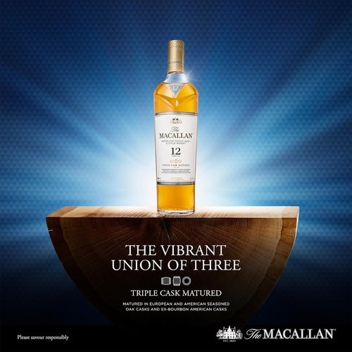 Macallan 12 Year Old Triple Cask 瓶裝 350ml 麥卡倫12年黃金三桶