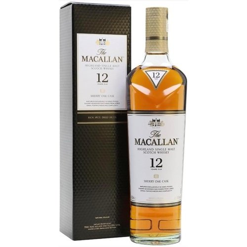 Macallan 12 Years Single Malt Sherry Oak Whisky 雪莉桶 盒裝 12支原箱