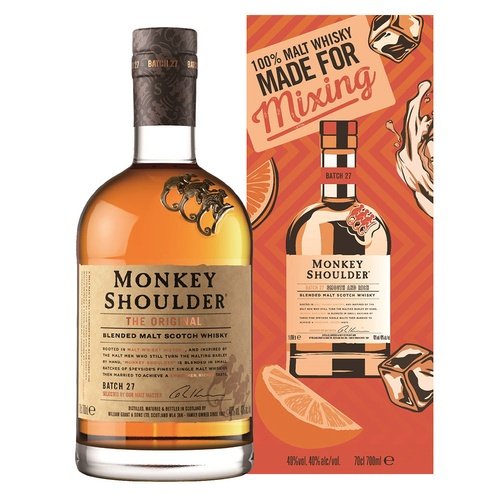 Monkey Shoulder Premium Blended Malt Scotch Whisky 700ml 盒裝