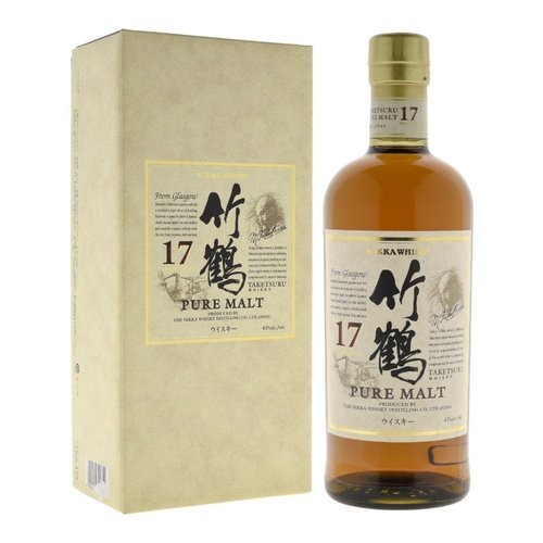 Nikka 竹鶴17年700ml 禮品盒裝Nikka Taketsuru Pure Malt 17 Year Old