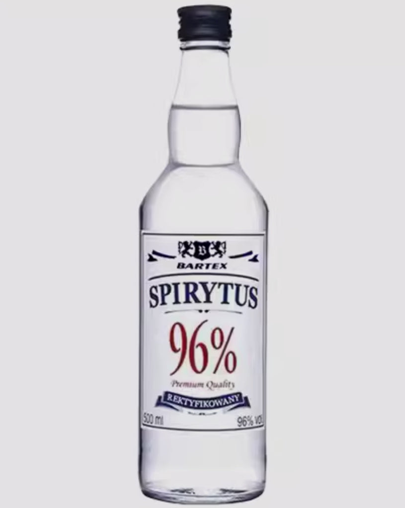 Polish Spirytus Rektyfikowany Rectified Vodka 96% 500ml