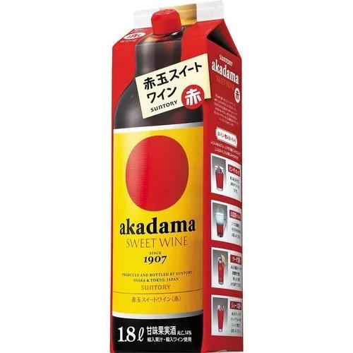 Suntory赤玉甜葡萄酒 1800ml 紙盒裝 akadama sweet wine