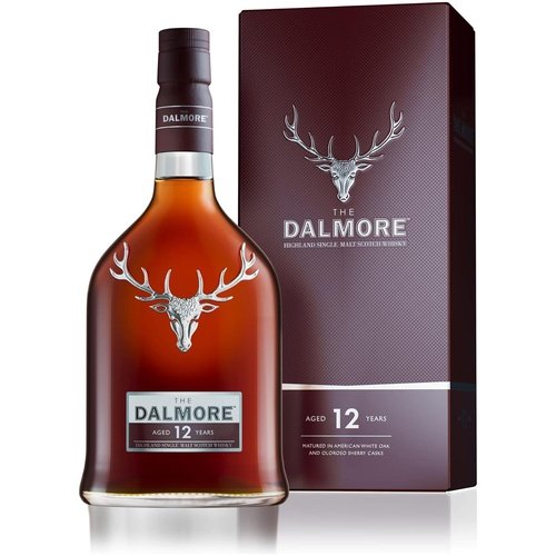 The Dalmore 12 Year Old Single Malt Whisky, 700ml