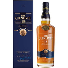 Load image into gallery viewer The Glenlivet 18 Years Old Single Malt Scotch Whisky 盒裝 700ml